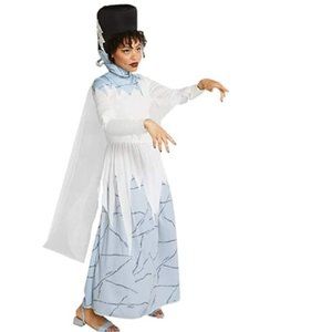 Womens LAB MONSTER Frankenstein Bride Halloween Costume Dress Size S M L NWT